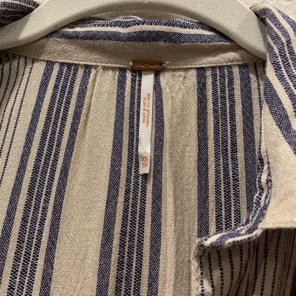 Free People Baby Blues Striped Ombré TankSize XS - Picture 5 of 6